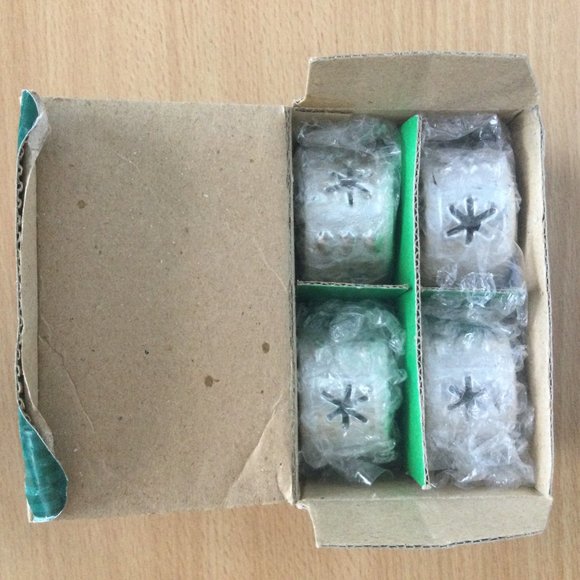 Walnut Creek Silver daze Napkin Rings 4pcs in original box silver tone - Picture 3 of 3